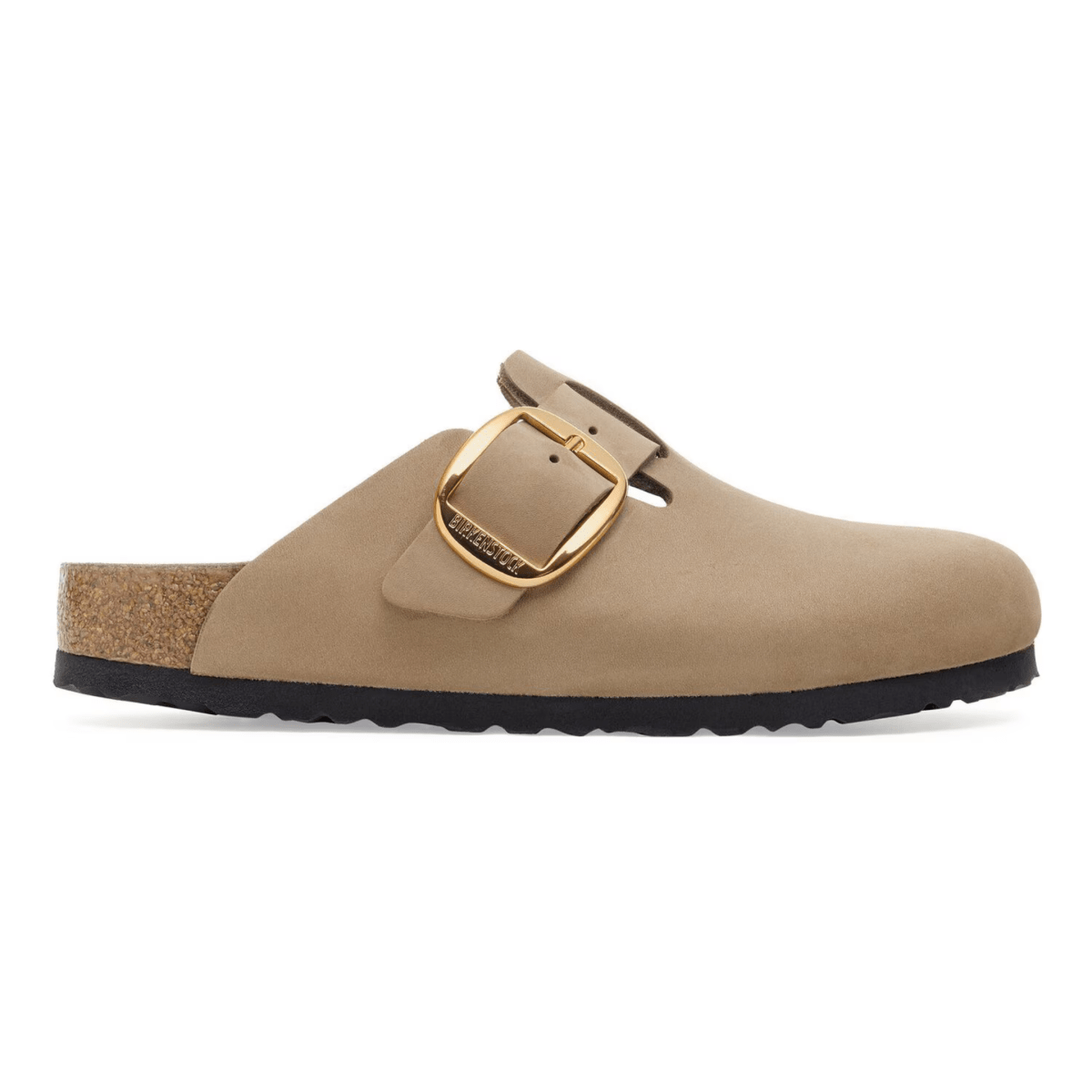 Birkenstock Women's Boston Big Buckle Tobacco Brown Oiled Leather