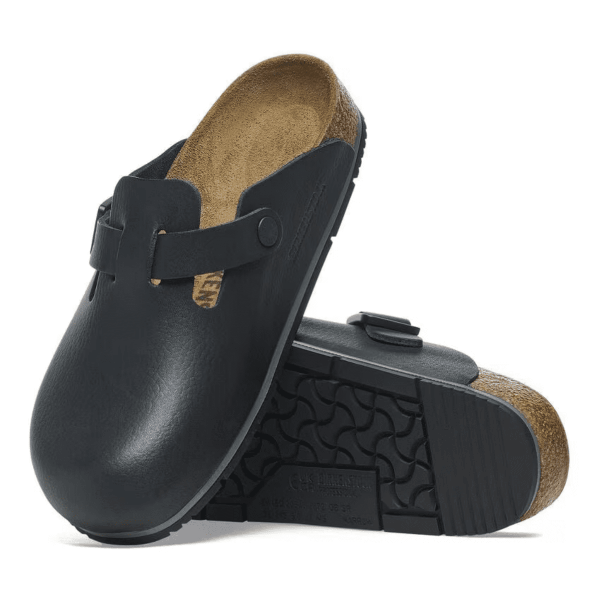 Birkenstock Women's Boston Professional Black Leather