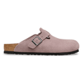 Birkenstock Women's Boston Soft Footbed Faded Purple Suede