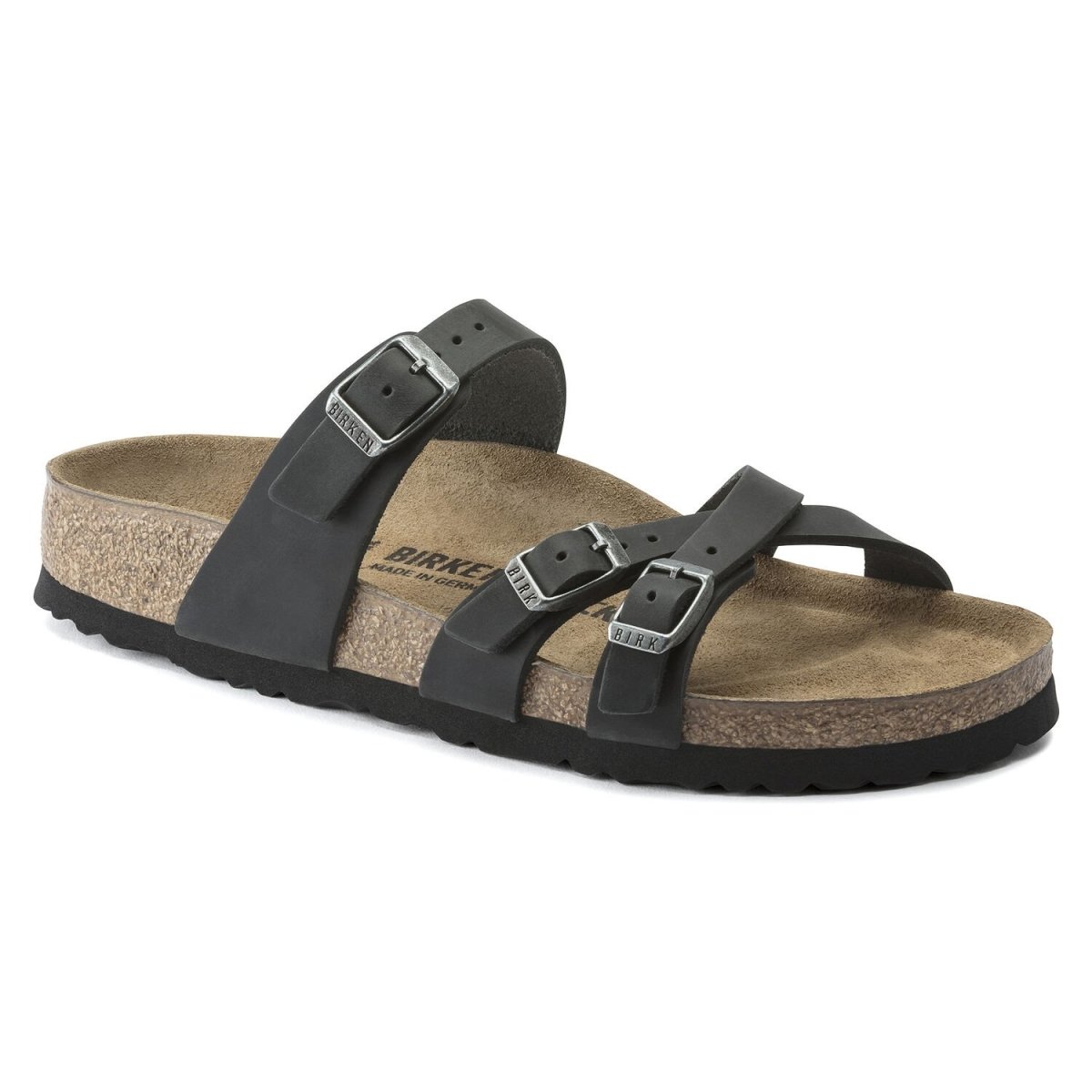 Birkenstock Women's Franca Black Leather
