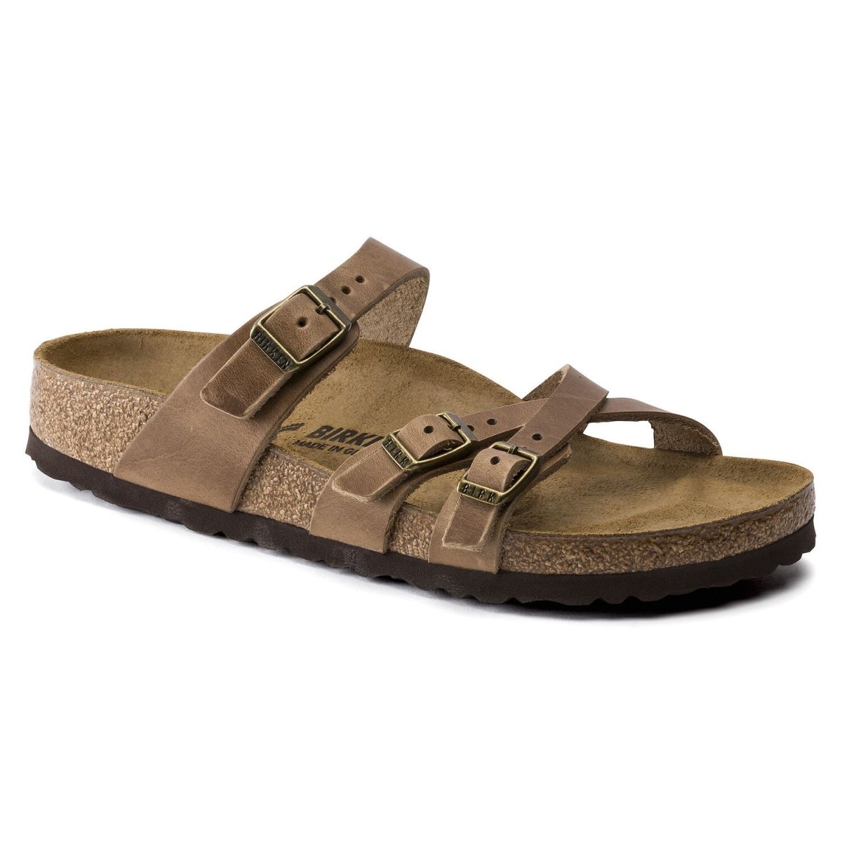 Birkenstock Women's Franca Tobacco Brown Oiled Leather