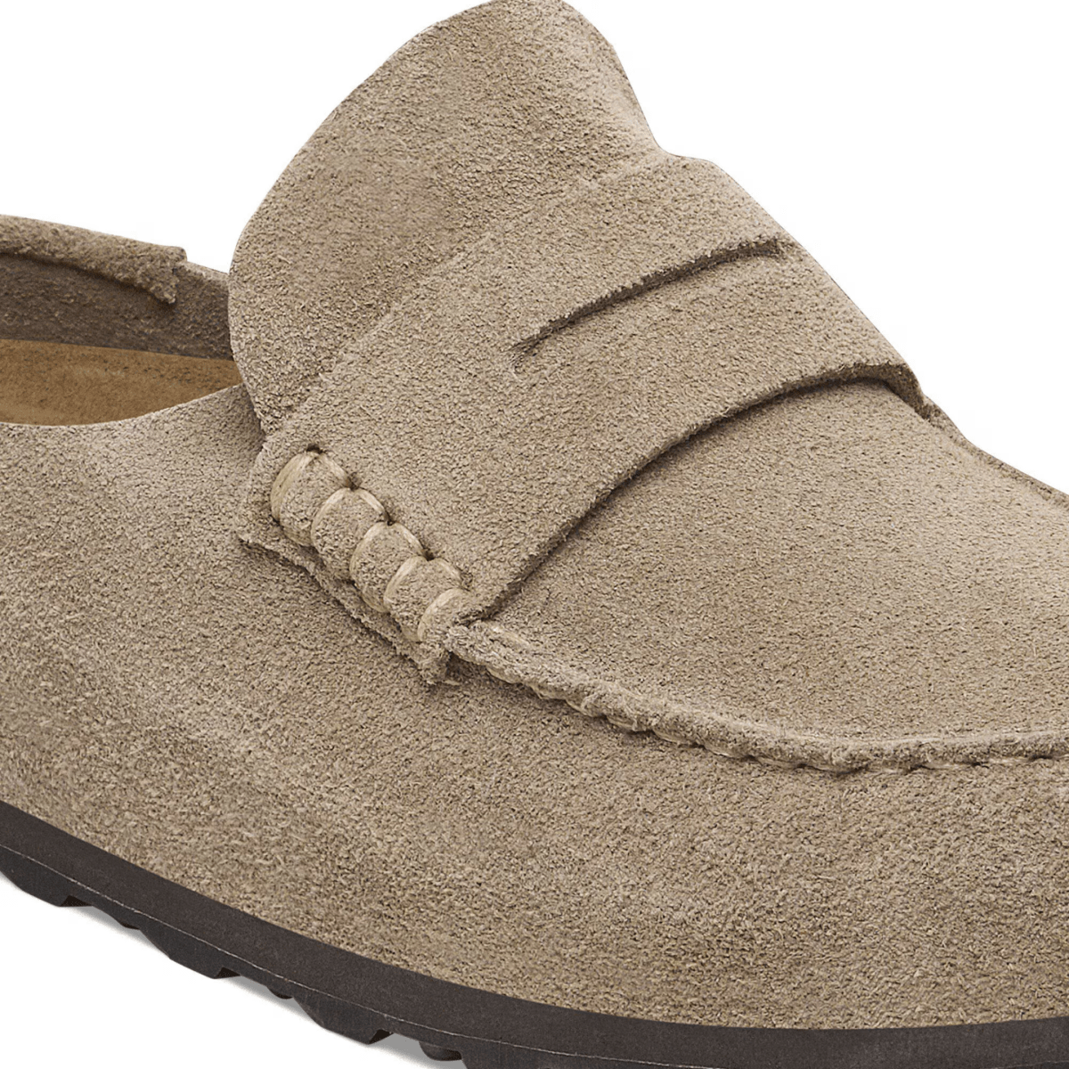 Birkenstock Women's Naples Wrapped Taupe Suede