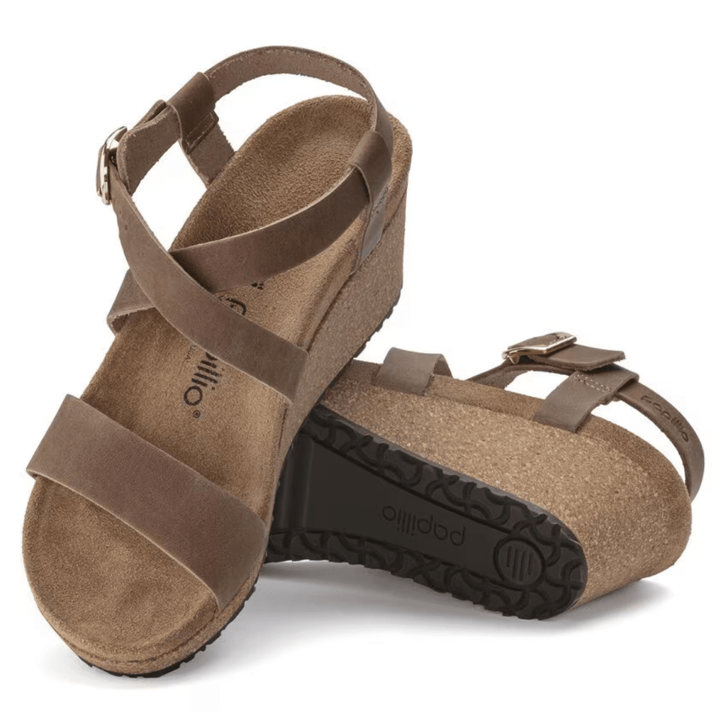 Birkenstock Women's Sibyl Ring-Buckle Oiled Leather Cognac