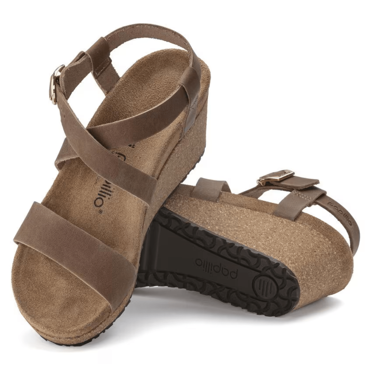 Birkenstock Women's Sibyl Ring-Buckle Oiled Leather Cognac