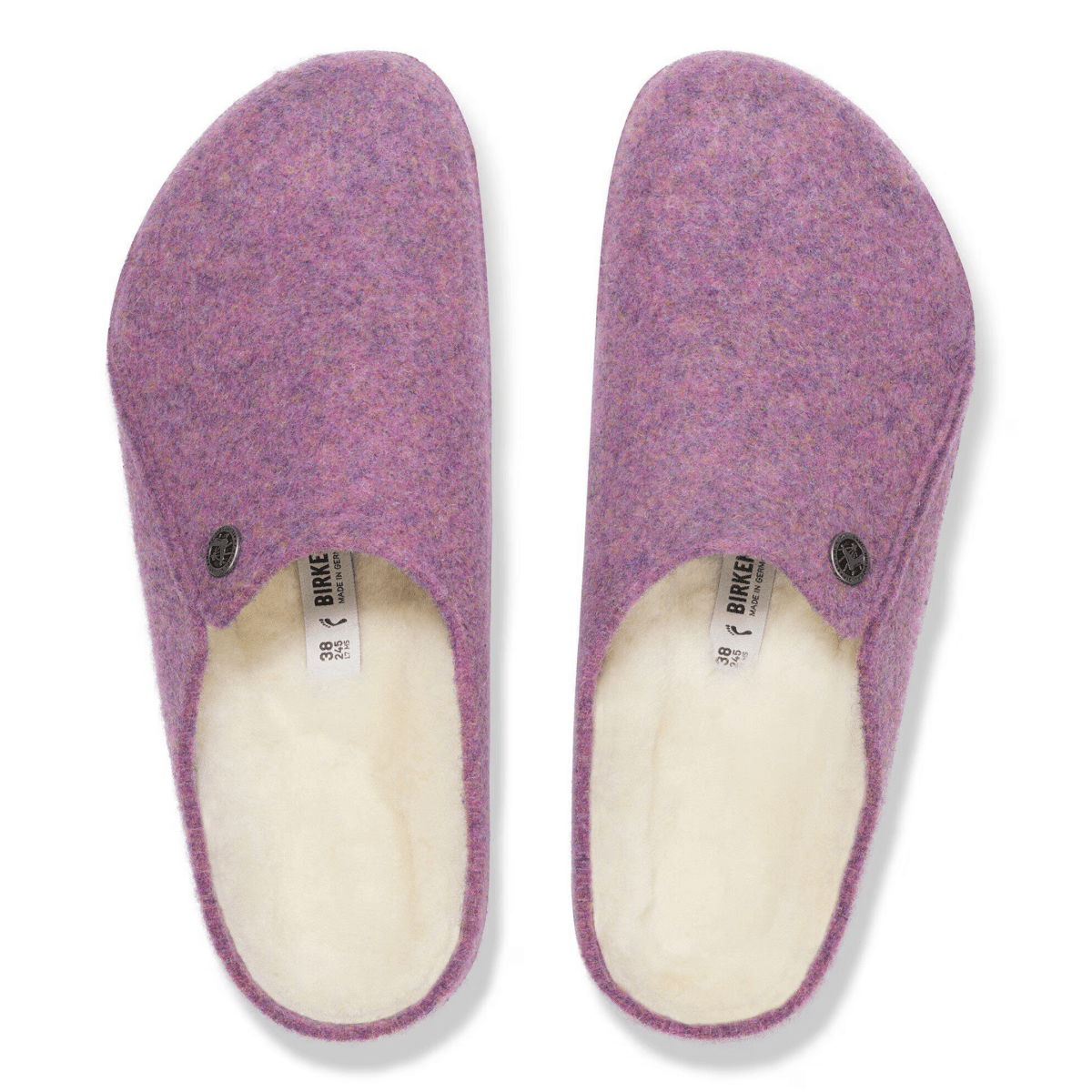 Birkenstock Women's Zermatt Shearling Mauve Wool Felt