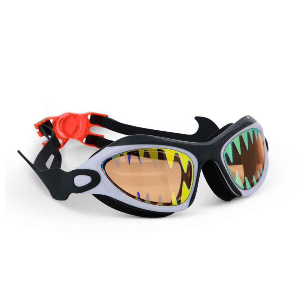 Bling 2o Boys Megamouth Black/Blue/Teal Swim Goggles