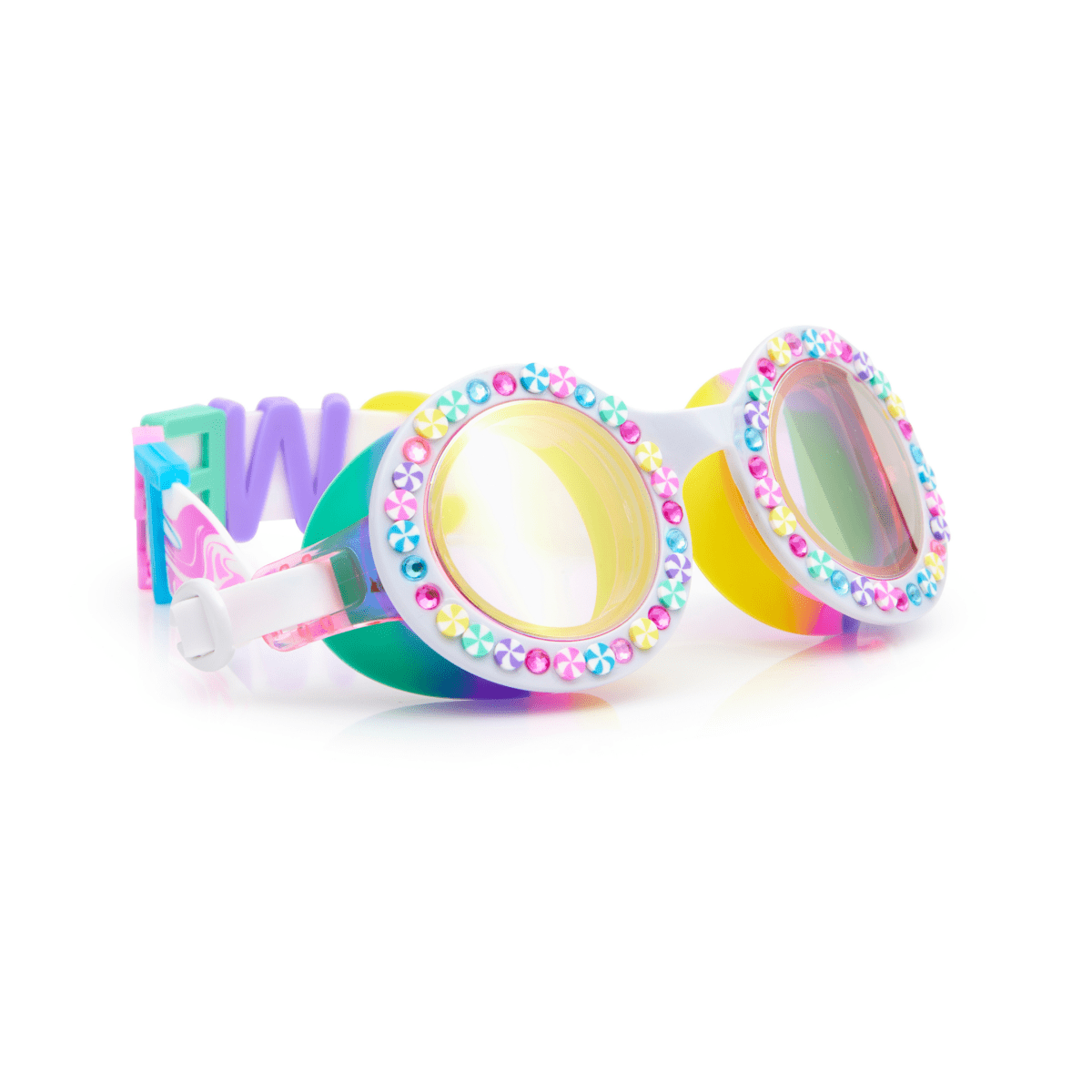 Bling 2o Girls Sports Stadium Rainbow Swim Goggles