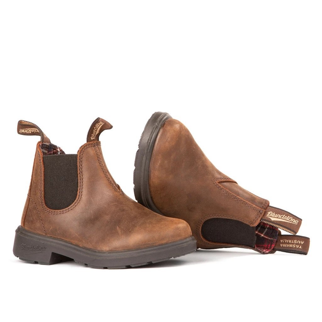 Blundstone Kids 1468 Antique Brown Leather