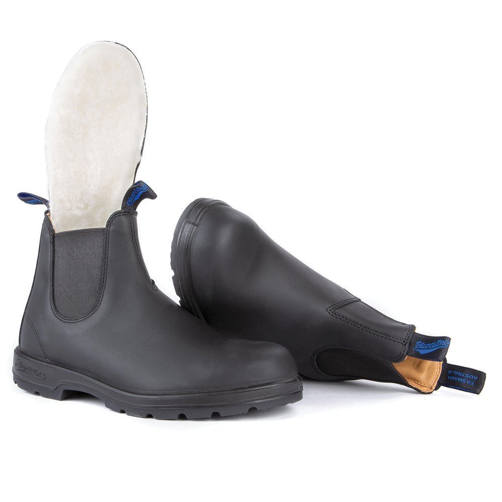 Blundstone Women's 566 Waterproof Thermal Black Shearling Boots