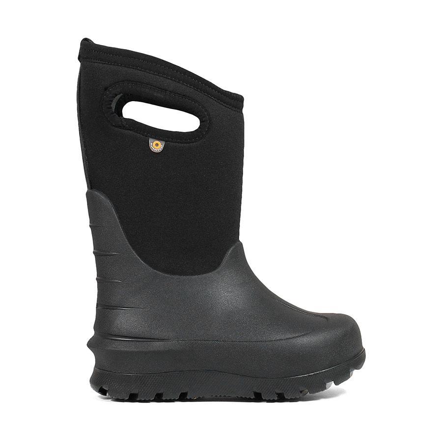 Bogs Neo-Classic Solid Kids Insulated Rain Boots Black