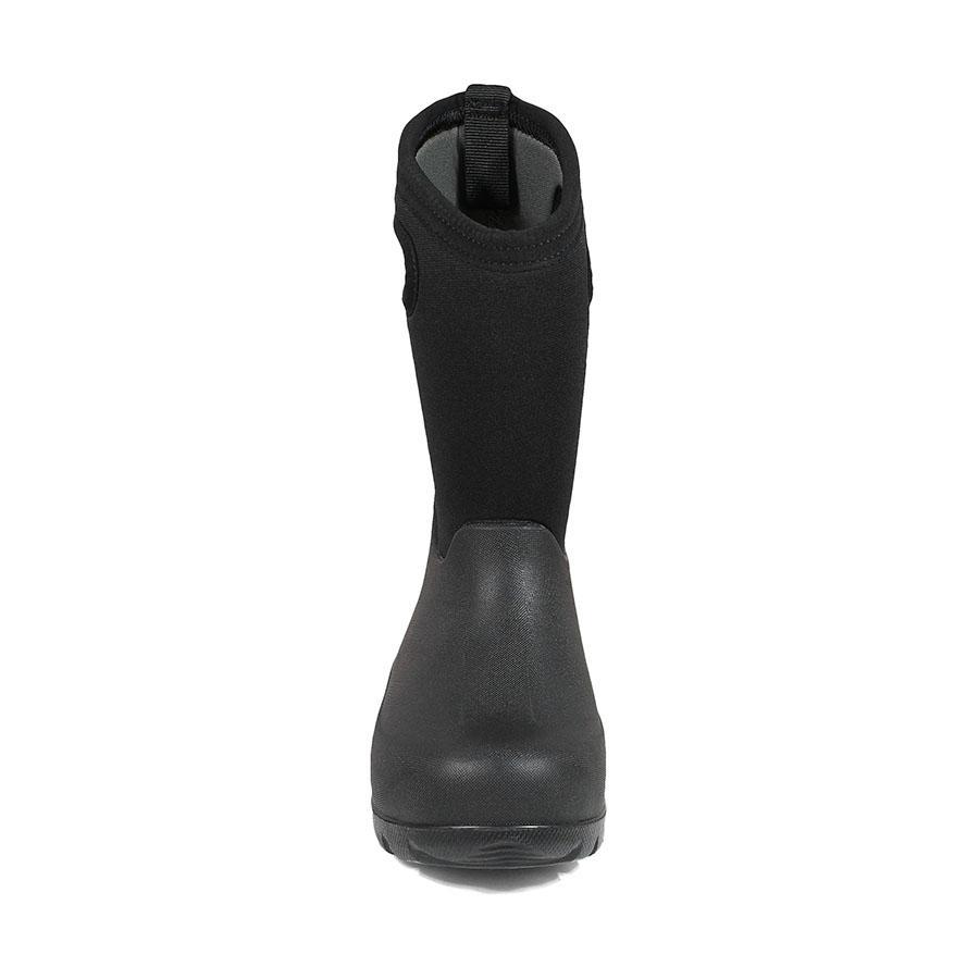 Bogs Neo-Classic Solid Kids Insulated Rain Boots Black