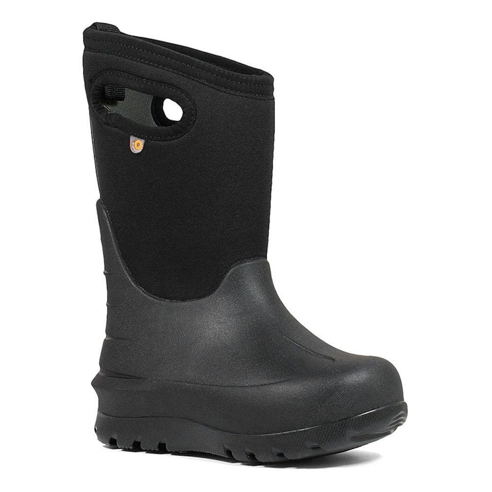Bogs Neo-Classic Solid Kids Insulated Rain Boots Black