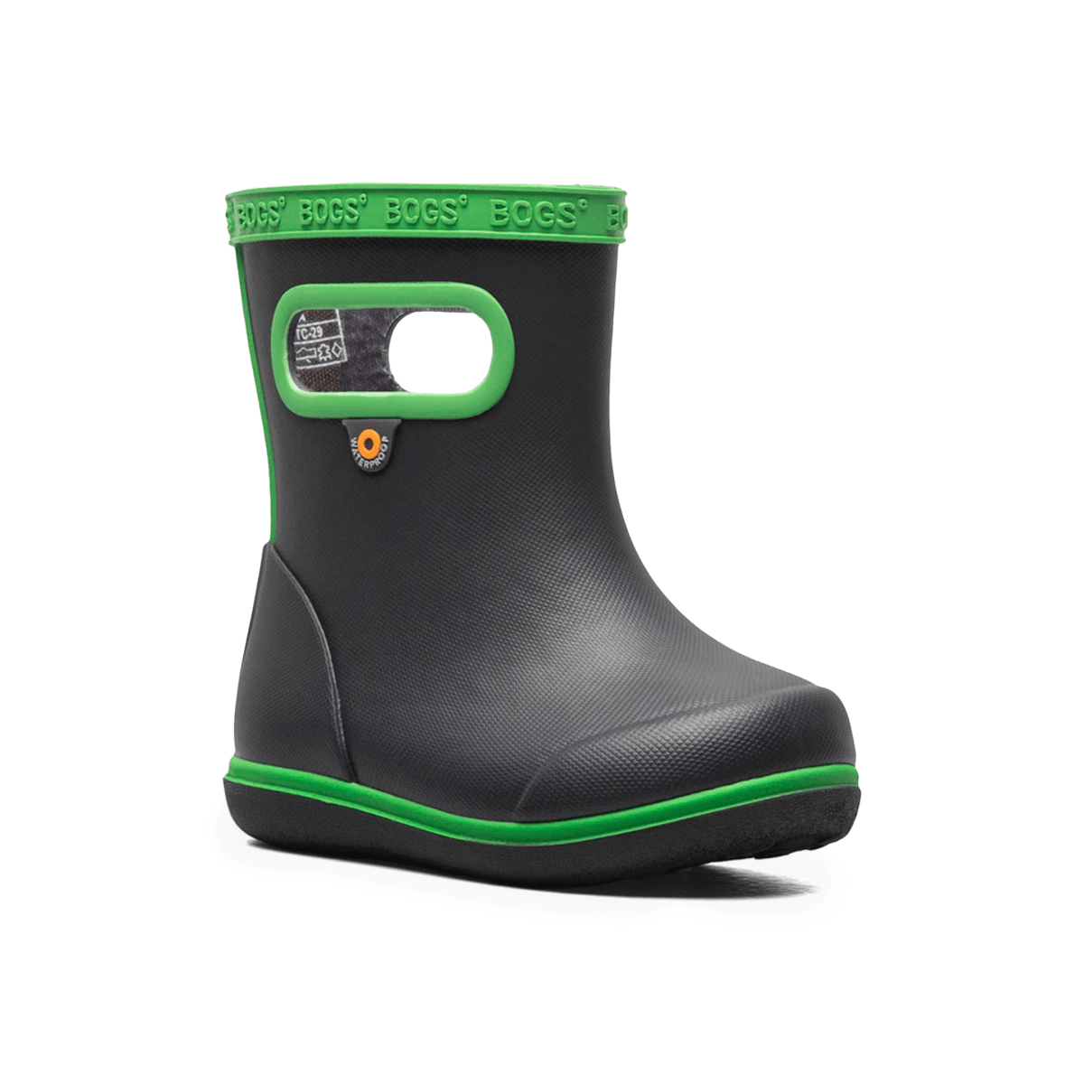 Bogs Toddlers Skipper 2 Solid Navy/Green Waterproof