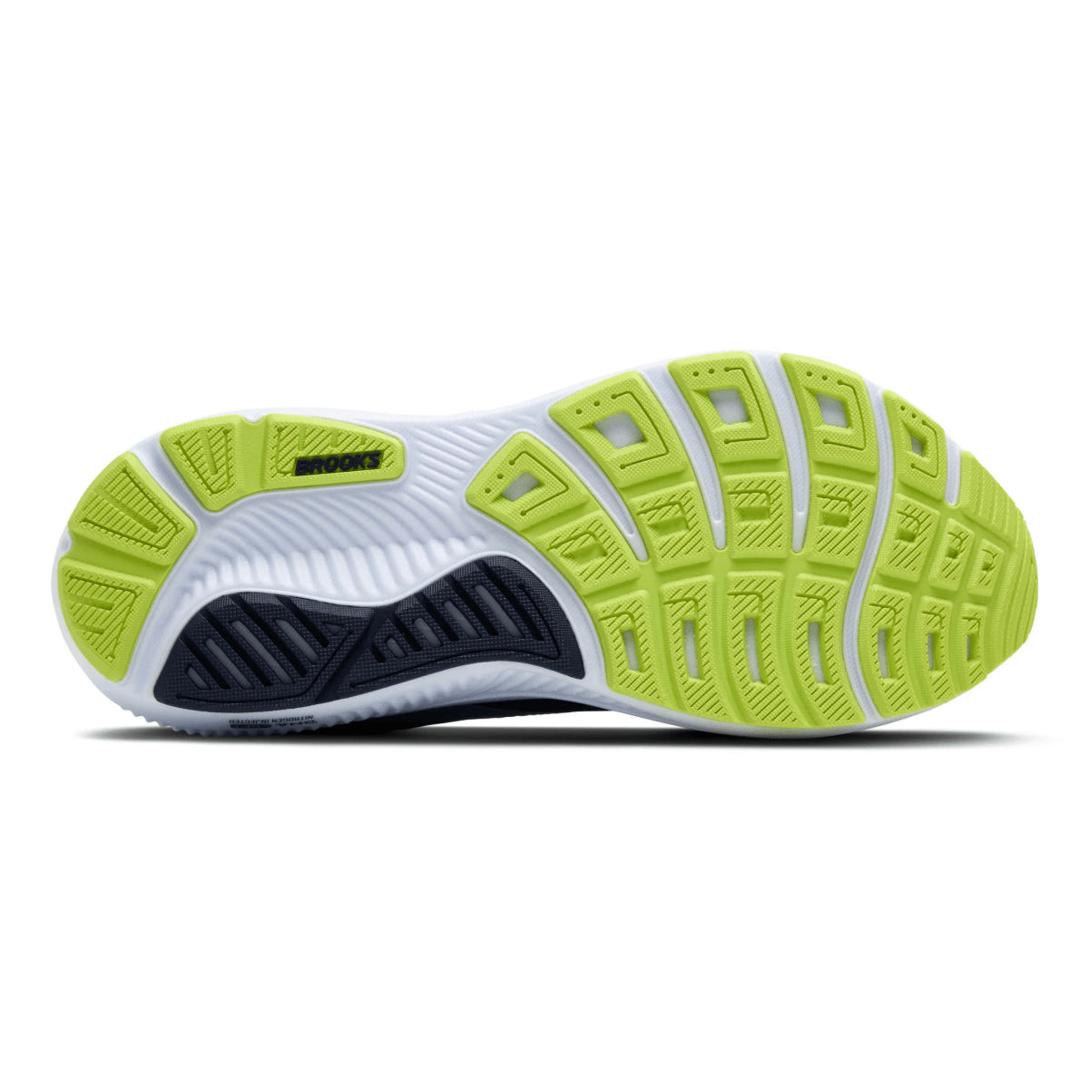 Brooks Men's Ghost 17 Peacoat/Lime/Blue