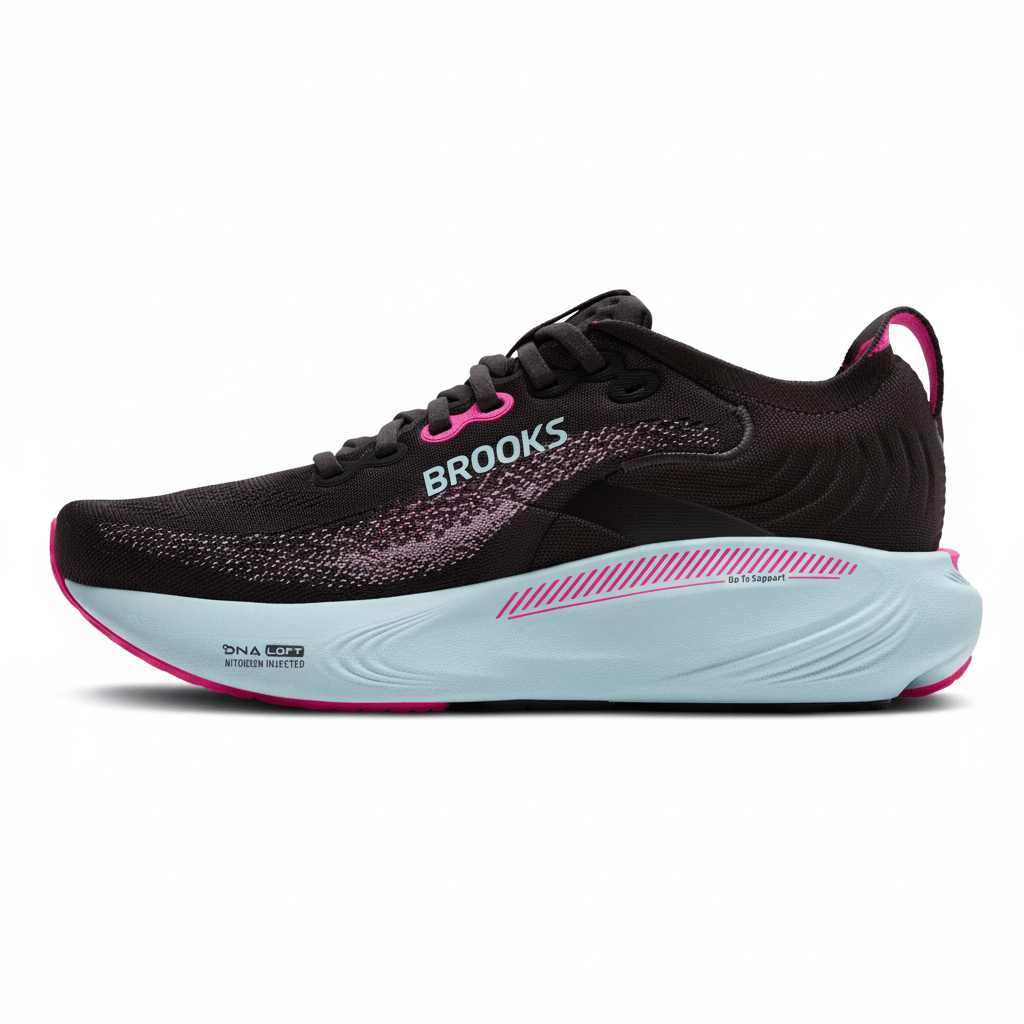 Brooks Women's Adrenaline GTS 25 Black/Cyber Pink/Iced Aqua