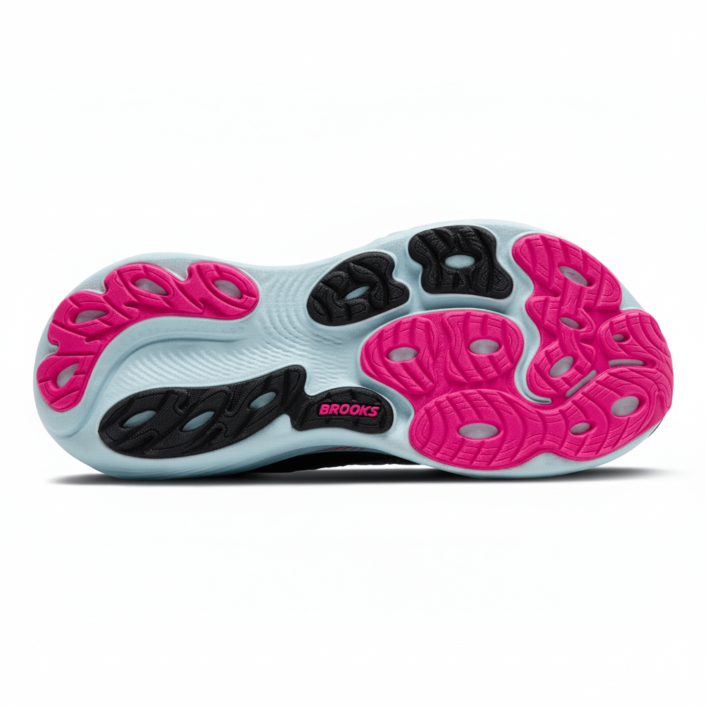 Brooks Women's Adrenaline GTS 25 Black/Cyber Pink/Iced Aqua
