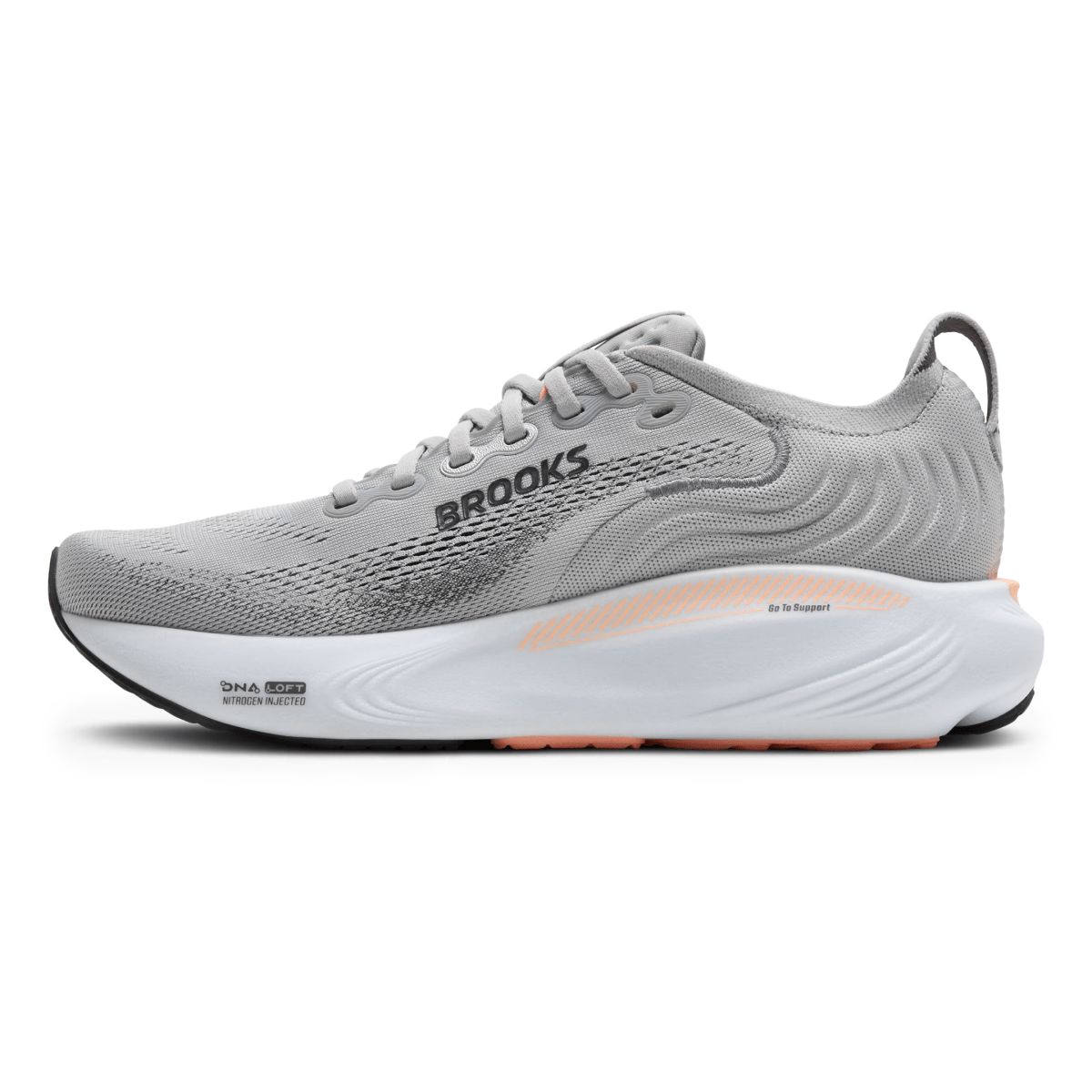 Brooks Women's Adrenaline GTS 25 Grey/Blackened Pearl/Coral