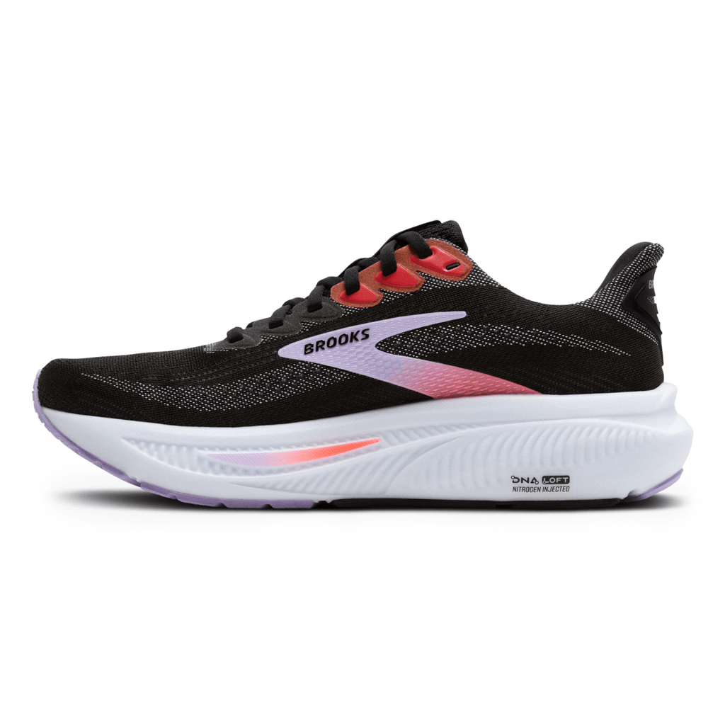 Brooks Women's Ghost 17 Black/Purple/Coral