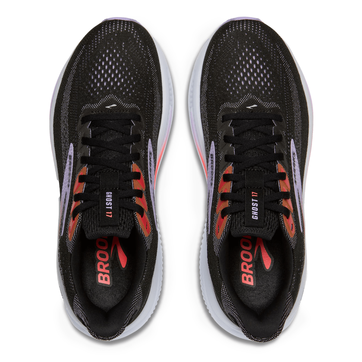 Brooks Women's Ghost 17 Black/Purple/Coral