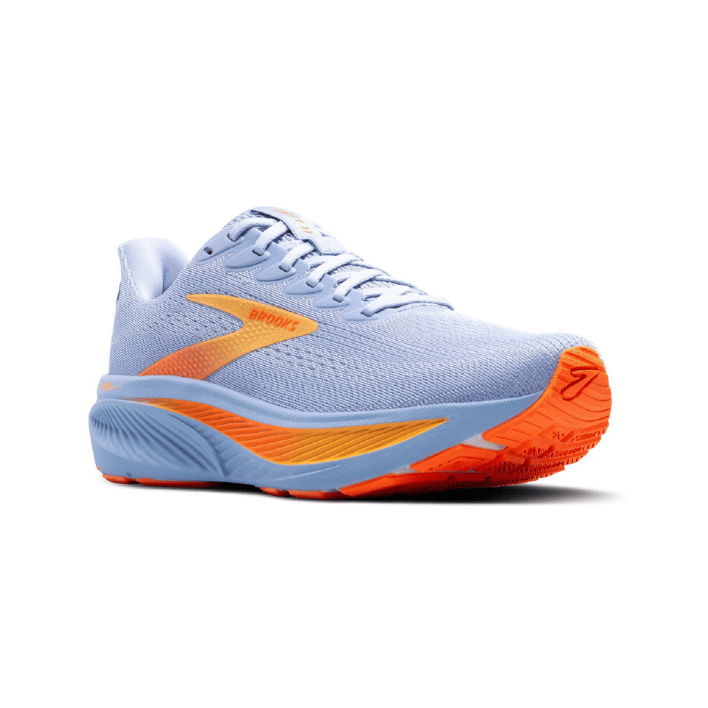 Brooks Women's Ghost 17 Blue Heron/White/Orange