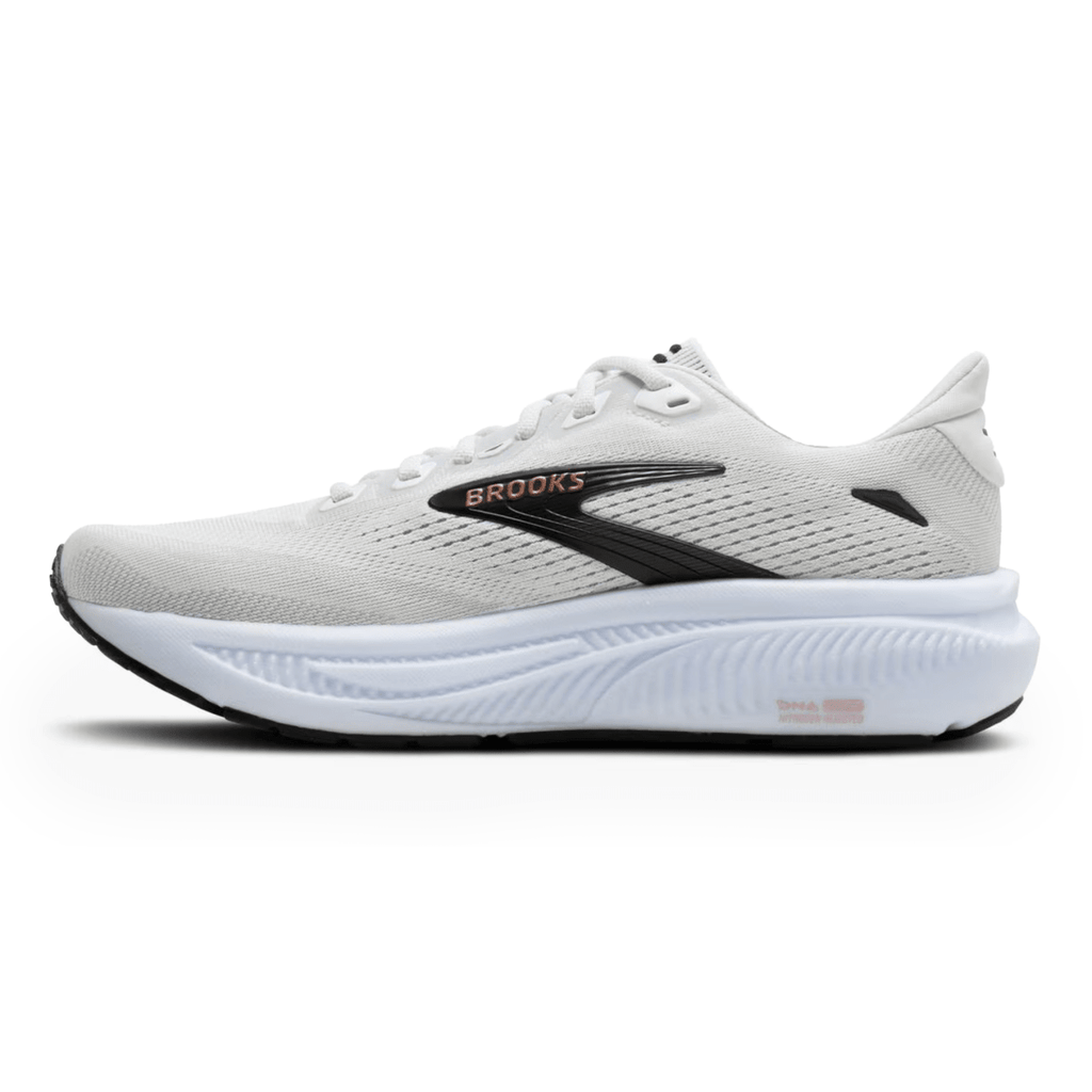 Brooks Women's Ghost 18 White/Black/Rose Gold