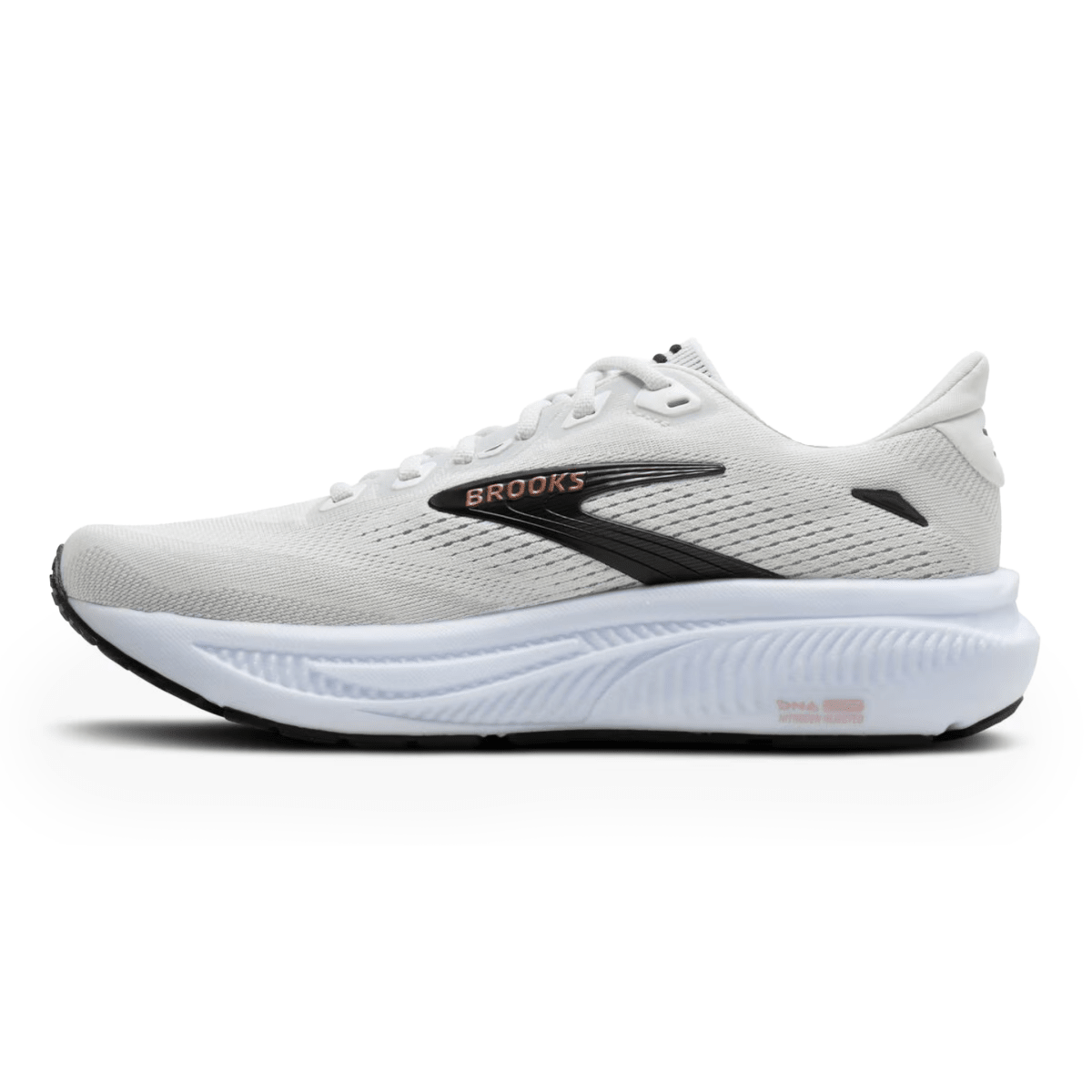 Brooks Women's Ghost 18 White/Black/Rose Gold