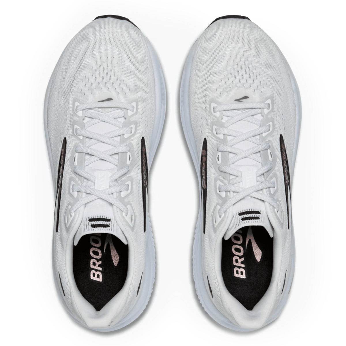 Brooks Women's Ghost 18 White/Black/Rose Gold
