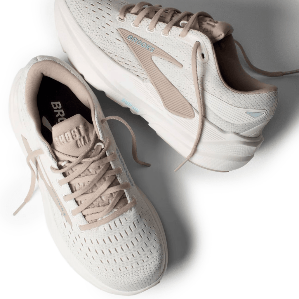 Brooks Women's Ghost Max 3 Coconut/Chateau Grey/Blue