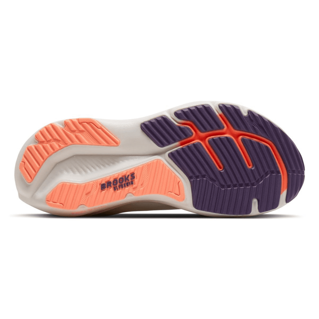 Brooks Women's Glycerin 23 White/Mulled Grape/Clear