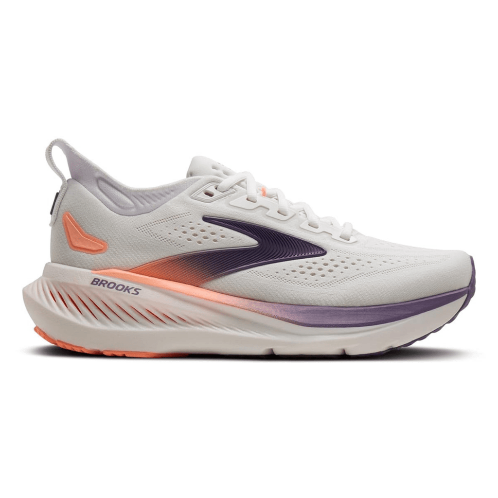 Brooks Women's Glycerin 23 White/Mulled Grape/Clear