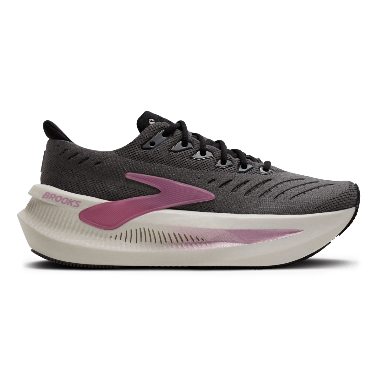 Brooks Women's Glycerin Max 2 Grey/Purple/Coconut/Metallic