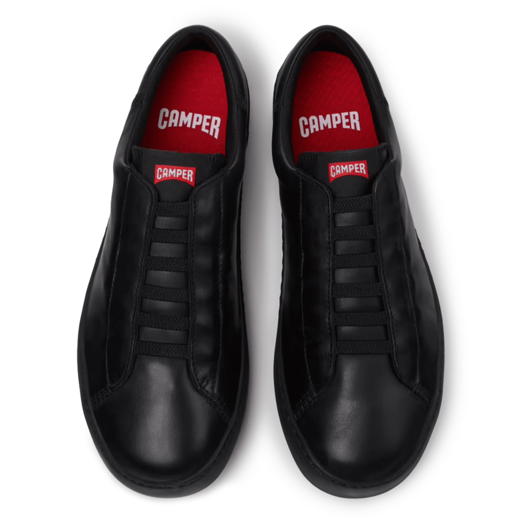 Camper Men's Peu Touring Black Leather