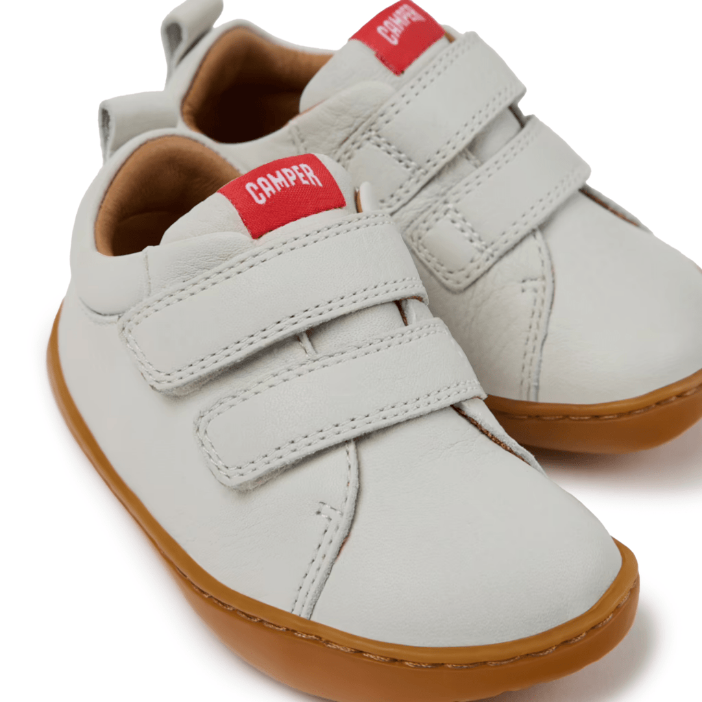 Camper Toddlers Peu White Leather