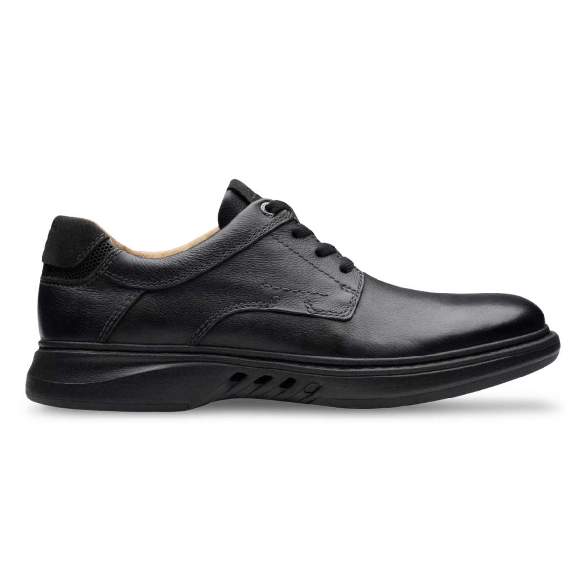 Clarks Men's Un Briley Pace Black Leather