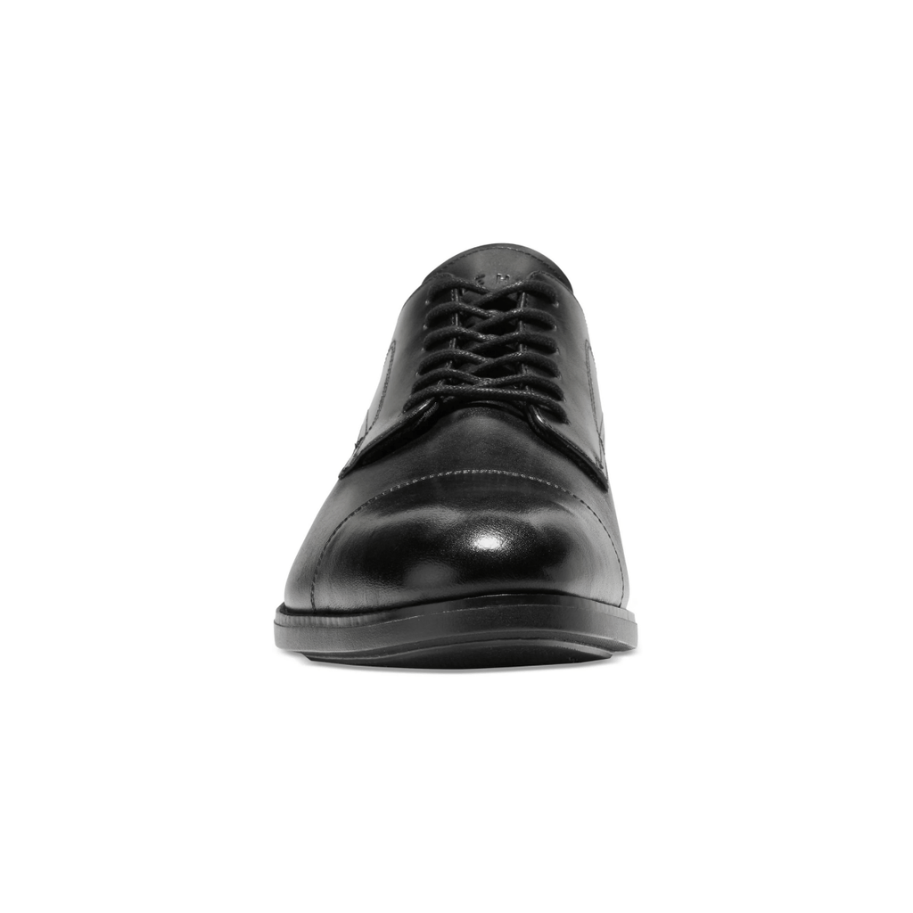Cole Haan Men's Harmon Grand Cap Toe Oxford Black Leather