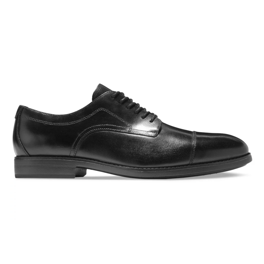 Cole Haan Men's Harmon Grand Cap Toe Oxford Black Leather