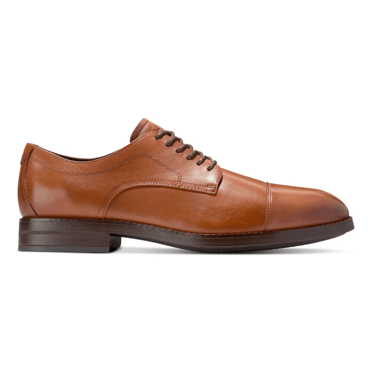 Cole Haan Men's Harmon Grand Cap Toe Oxford British Tan/Dark Brown Leather
