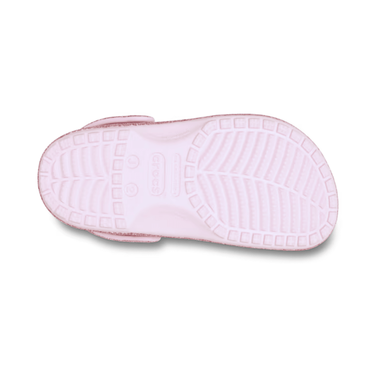 Crocs Kids Classic Chunky Glitter Clog Pink Milk