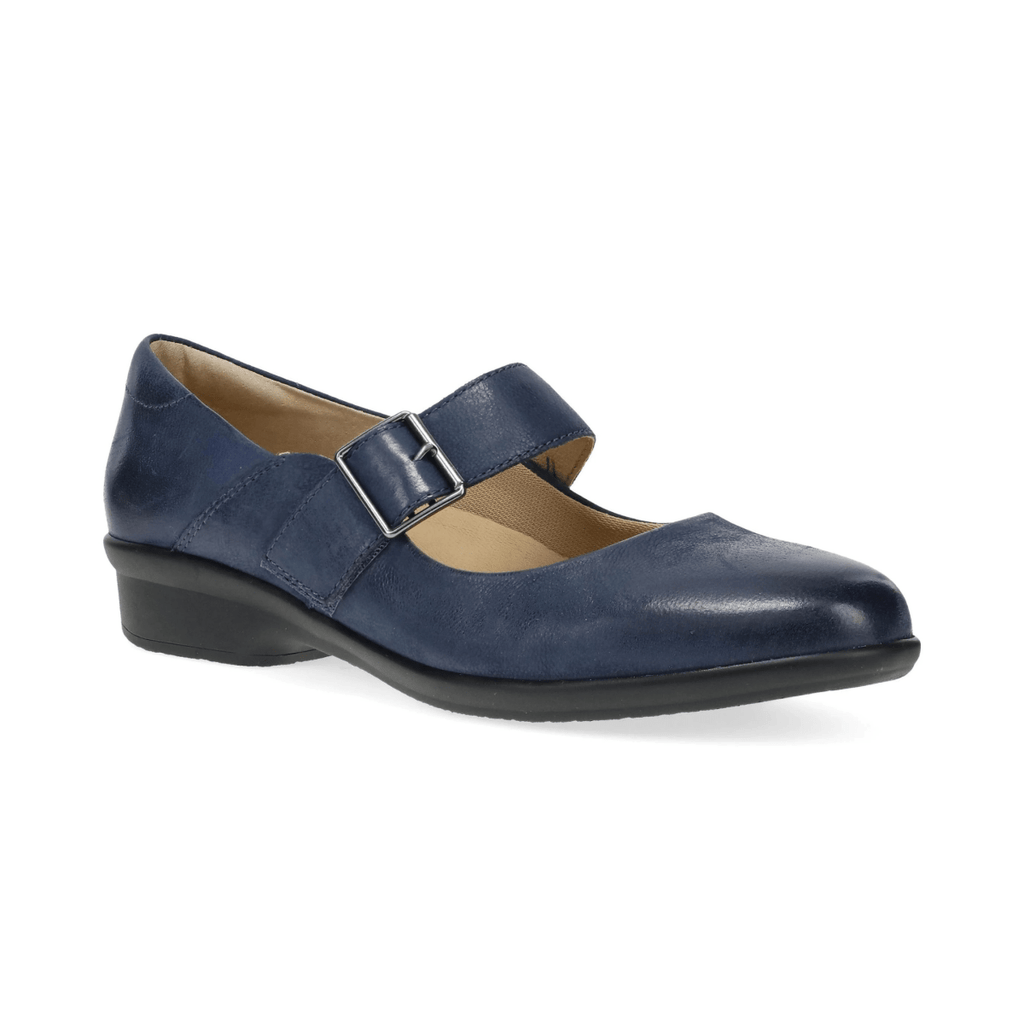Dansko Women's Collette Navy Burnished Nubuck