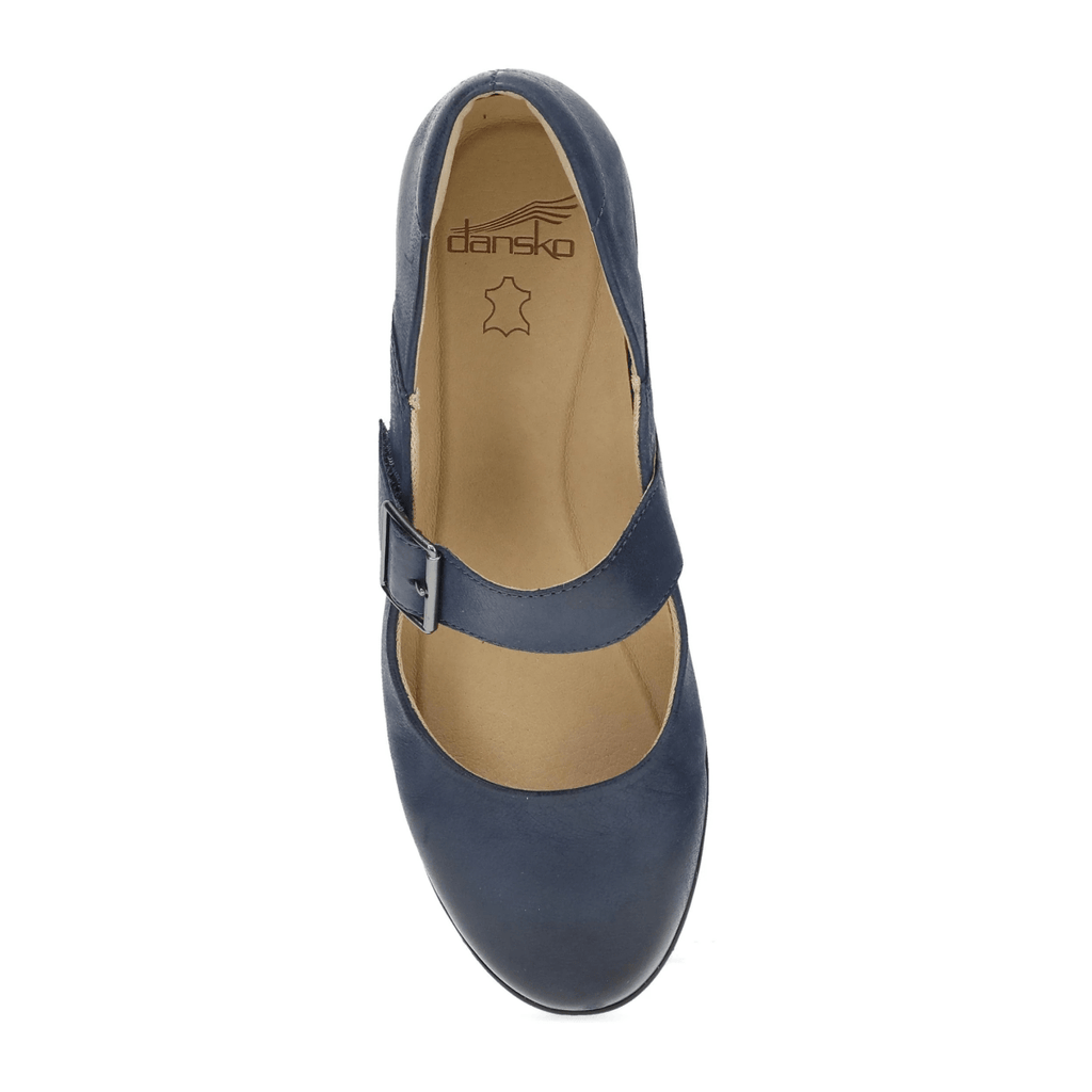 Dansko Women's Collette Navy Burnished Nubuck