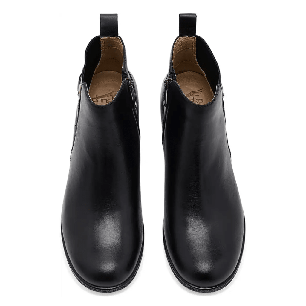 Dansko Women's Deedee Black Leather Waterproof