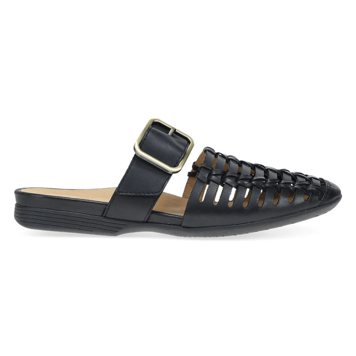 Dansko Women's Leilani Black Burnished Nappa Mule