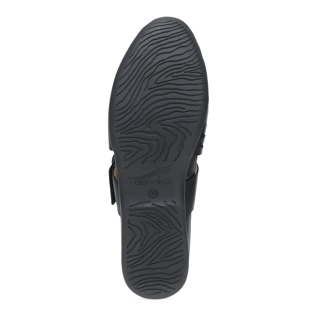 Dansko Women's Leilani Black Burnished Nappa Mule