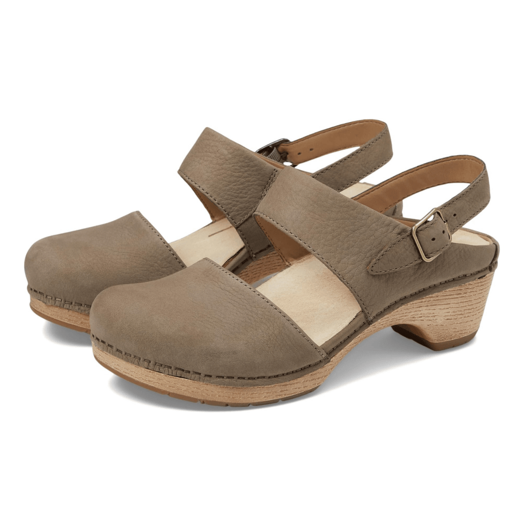 Dansko Women's Lucia Taupe Milled Nubuck