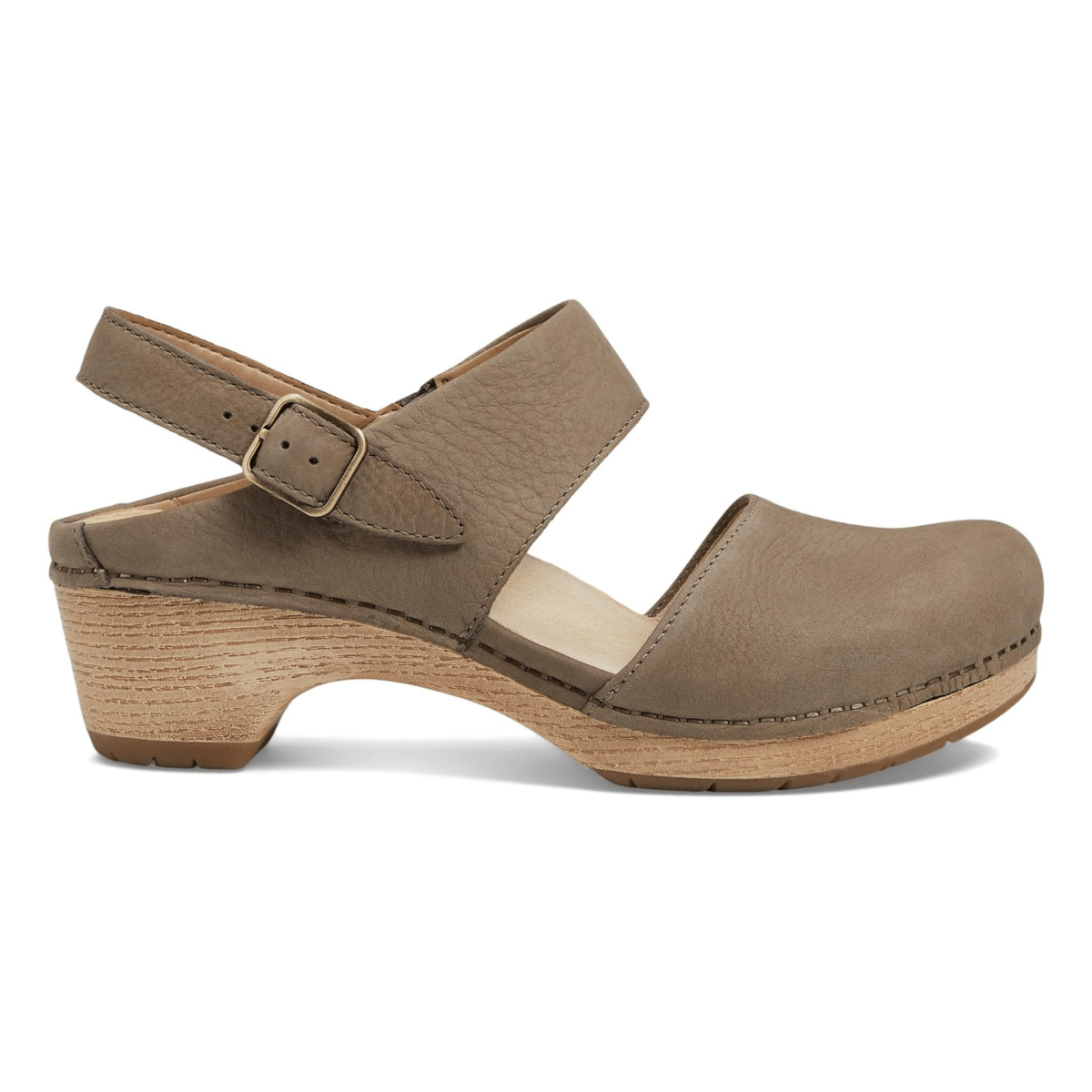 Dansko Women's Lucia Taupe Milled Nubuck