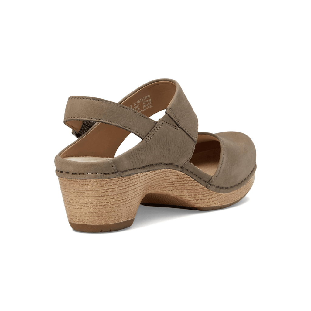 Dansko Women's Lucia Taupe Milled Nubuck