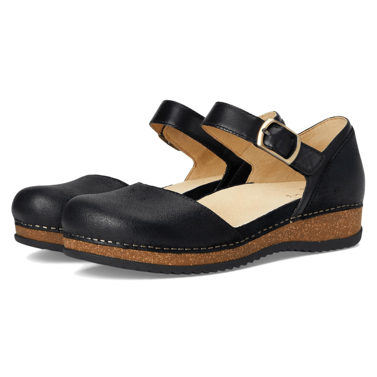 Dansko Women's Mae Black Burnished Suede