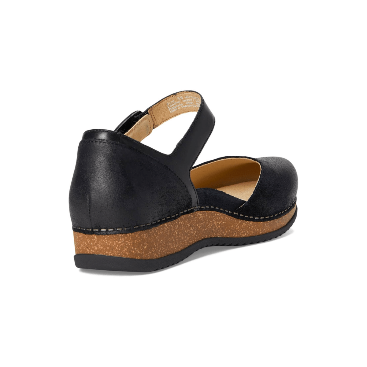 Dansko Women's Mae Black Burnished Suede