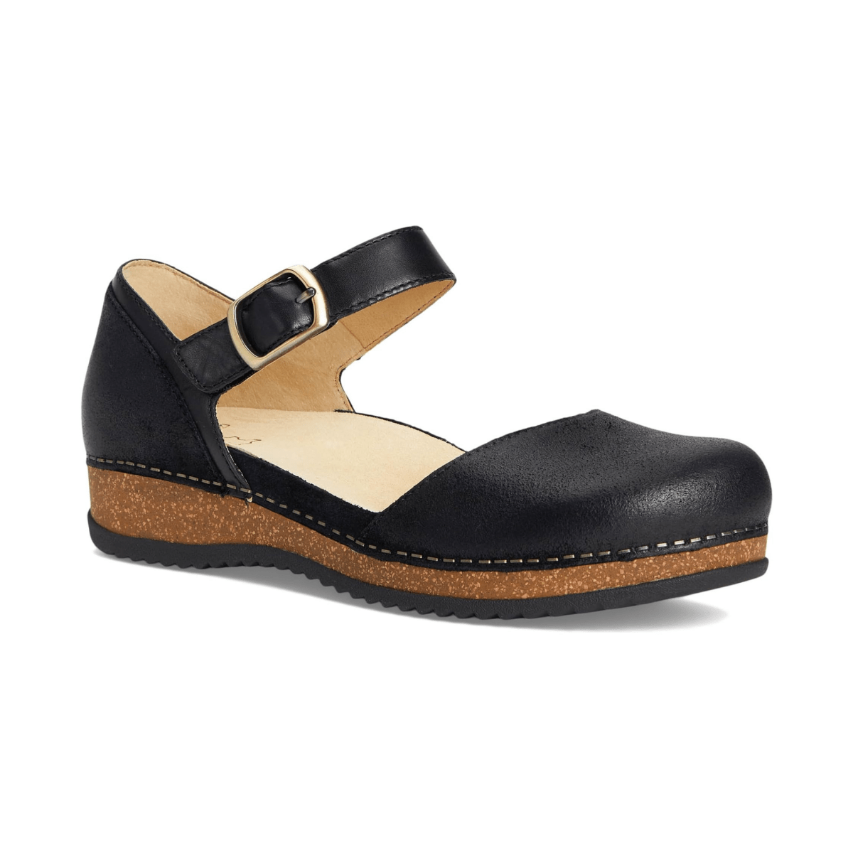 Dansko Women's Mae Black Burnished Suede