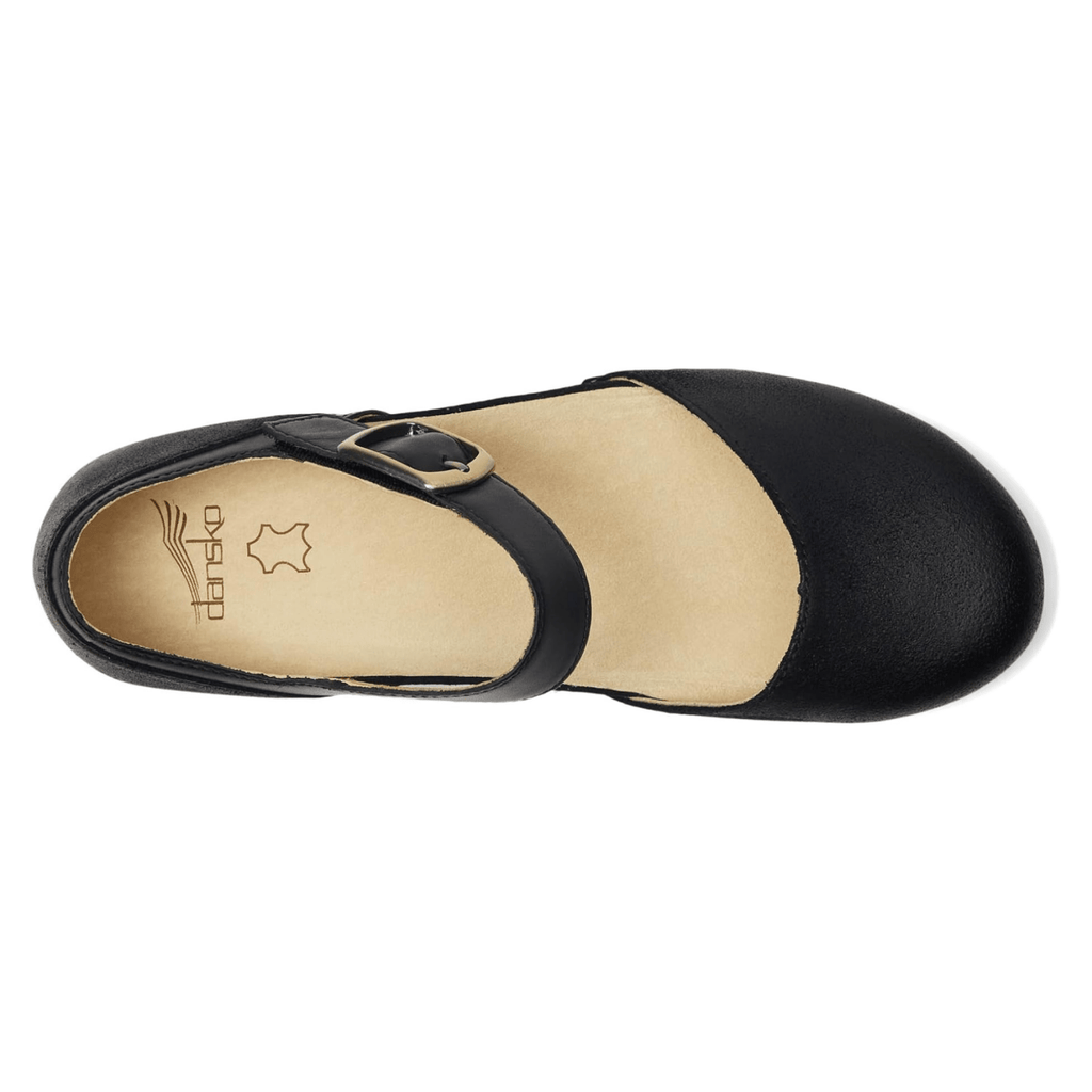Dansko Women's Mae Black Burnished Suede